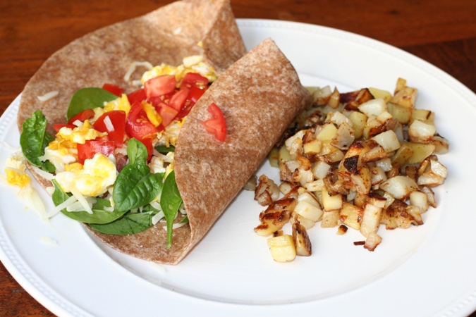 How+to+make+healthy+breakfast+burrito
