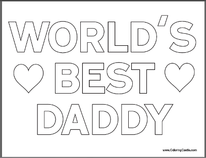 Fathers  Coloring Pages on Free Father   S Day Coloring Pages For Kids     Faithful Provisions