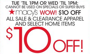 Macy&#39;s Coupon: $10 Off $25 Purchase Printable Coupon - Faithful Provisions