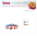 Free Sample Total Cranberry Crunch