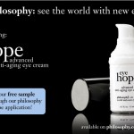 FREE Sample of Philosophy Eye Hope Product