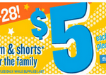 Old Navy:  Swimsuit and Short Sale $5 This Weekend (6/26 – 6/28)