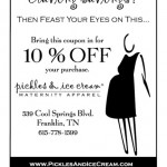 Pickles & Ice Cream Maternity:  75% off Clearance