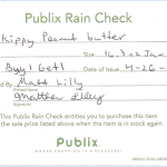 How to Use a Rain Check