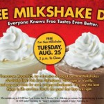Zaxby's: Free fun size milkshake (Tuesday, August 25, 2009)