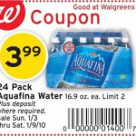 Walgreens:  Great Deal on Aquafina Water