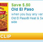 Krogers:  $.25 Old El Paso Sides