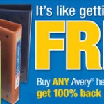 Staples:  Free Binders, Tape Dispensers and Gel Pens (with Staples Rewards)