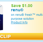 Target:  $1/1 Renu Contact Solution Printable, Makes it $.54