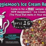 Maggie Moo's:  Free Ice Cream Pizza on Tax Day (April 15th)