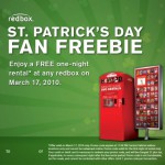 Redbox: Free Rental on St Patrick's Day (March 17th)