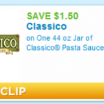 *HOT* $1.50/1 Classico Pasta Sauce Printable