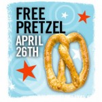 Free Pretzel on National Pretzel Day