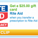 Rite Aid $25 Prescription Transfer Coupon (Use at CVS too!)