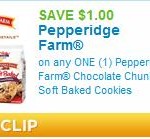 Printable Coupons:  Pepperidge Farm Cookies, TGIF Snacks, Organic Sugar and more