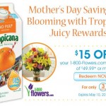 $15 off Flowers with Tropicana Juicy Rewards