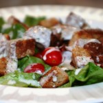 BLT Salad with Homemade Buttermilk Dressing