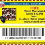 Freebies: Photo Mousepad at Rite Aid