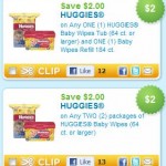 *HOT* Huggies Wipes Printable Coupons