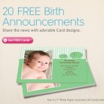 Free Announcement Cards from Kodak