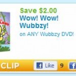 Printable Coupons:  Wubbzy DVD, Right Guard, Wacky Mac and More