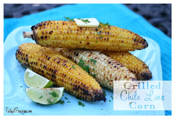 Grilled Corn with Chile and Lime