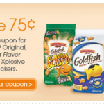 Printable Coupons:  $.75/1 Goldfish, Huggies Pull-Ups and more!