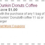 Printable Coupons:  Dunkin Donuts Coffee, Tums, Hefty, Kellogg's and More!