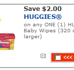 $2/1 Huggies Wipes Printable