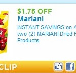 Printable Coupons:  Brita, Mariani Dried Fruit, Fiber One Yogurt