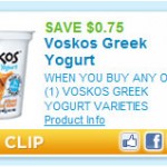 $.75 Voskos Greek Yogurt