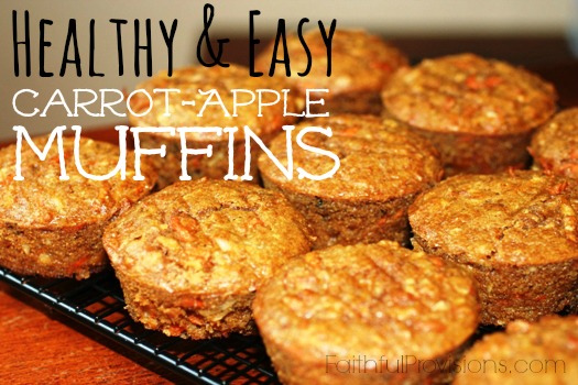 Carrot-Apple Muffins | Faithful Provisions