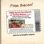 Earth Fare:  Free Bacon Printable