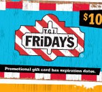 Free $10 Gift Card from TGI Friday's