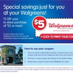 Walgreens: $5 off $25 Printable Coupon *EXPIRED*