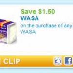 $1.50/2 Wasa Crackers Coupon + Target Deal