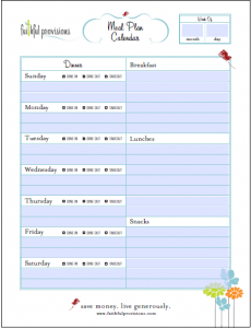 Meal-Planning-Template
