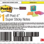 Target:  FREE Post-It Notes