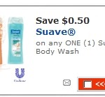 $.50/1 Suave Deodorant or Body Wash Printable – Possibly Free!