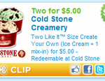 Cold Stone Creamery Coupon – Weekend Treat!