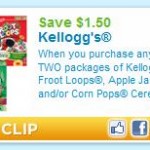 Printable Coupons:  Kellogg’s Cereal, Kashi and More