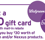 Walgreens:  Revlon/Nexxus $10 Rebate