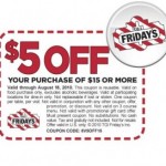 T.G.I. Friday’s $5/$15 Coupon