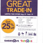 Toys-R-Us and Babies-R-Us Great Trade-In