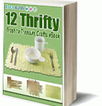 Free eBook:  12 Thrifty Trash to Treasure Crafts