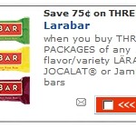 Target:  LaraBars for only $.65 each