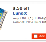 Get FREE Luna Bars with *HOT* $.50/1 LunaBar Printable