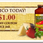 $1/1 Classico Pasta Sauce Coupon