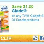 Target:  Glade Scented Oil Candle Products Only $.87