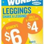 Old Navy:  One Day Leggings Sale